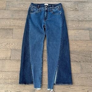 DRIFTWOOD Cece High Rise Wide Leg Cropped Ankle Jeans